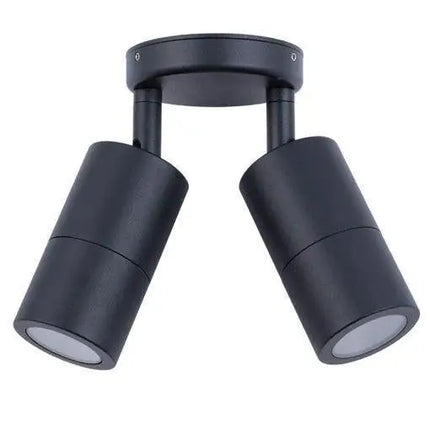 CLA PG2A - 2xGU10 Exterior Double Adjustable Wall Spot Light IP65-OUTDOOR-CLA Lighting