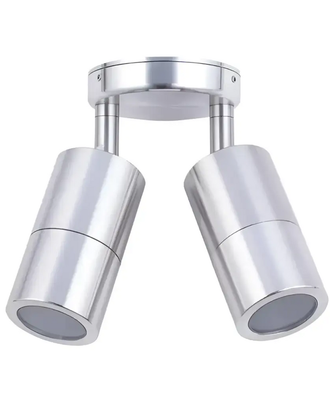 CLA PG2A - 2xGU10 Exterior Double Adjustable Wall Spot Light IP65-OUTDOOR-CLA Lighting