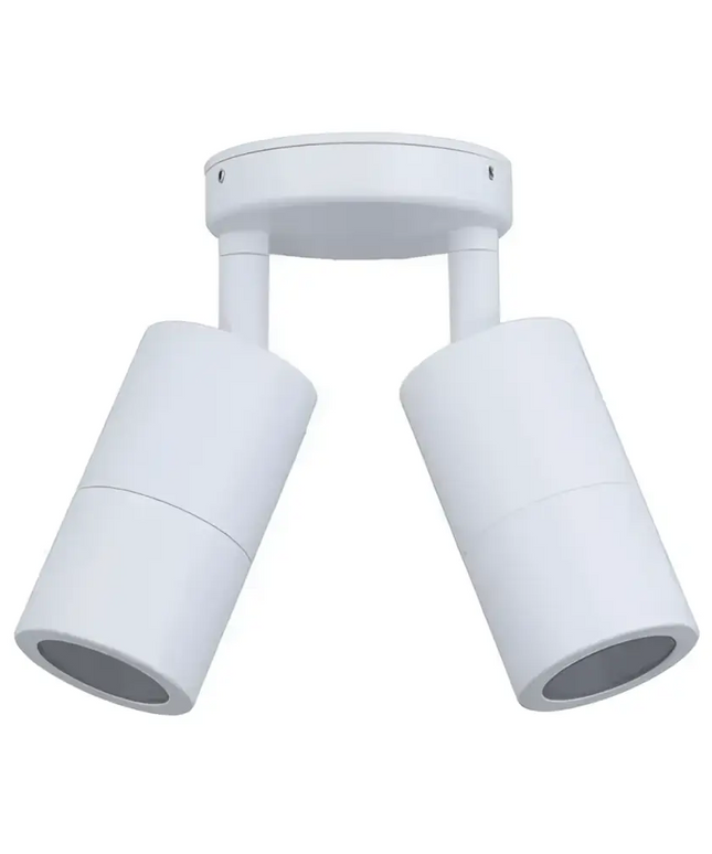 CLA PG2A - 2xGU10 Exterior Double Adjustable Wall Spot Light IP65-OUTDOOR-CLA Lighting