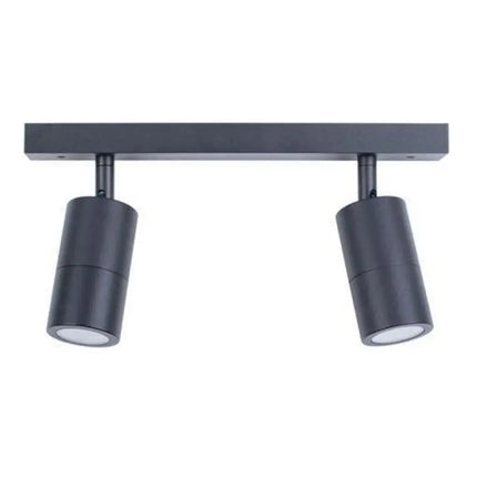 CLA PG2BAR - 2xGU10 2 Light Bar Adjustable Rail Ceiling Spot Light IP44-Ceiling Light Fixtures-CLA Lighting
