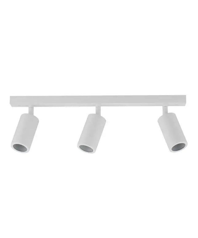 CLA PG3BAR - 3xGU10 3 Light Bar Adjustable Rail Ceiling Spot Light IP44-Ceiling Light Fixtures-CLA Lighting