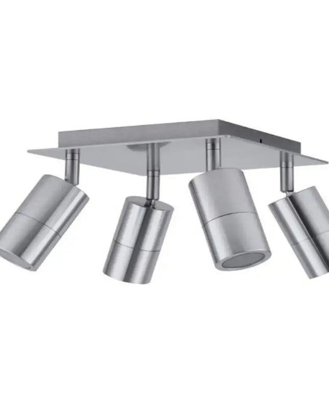 CLA PG4SQ - 4xGU10 4 Light Square Adjustable Spot Light IP44-Ceiling Light Fixtures-CLA Lighting