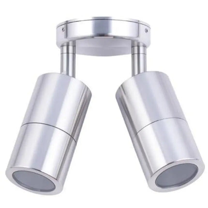 CLA PM2A - 2xMR16 12V DC Exterior Double Adjustable Wall Spot Light IP65 - DRIVER REQUIRED-OUTDOOR-CLA Lighting