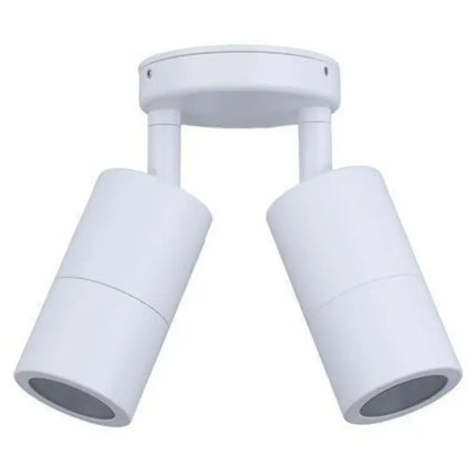 CLA PM2A - 2xMR16 12V DC Exterior Double Adjustable Wall Spot Light IP65 - DRIVER REQUIRED-OUTDOOR-CLA Lighting