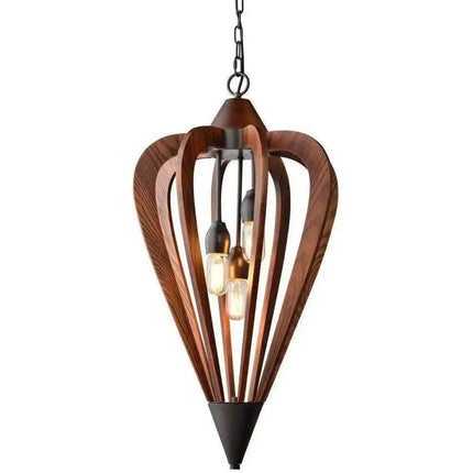 CLA SENORITA - 1/3/6 Light Pendant - Medium / Tuscan Coffee Cherry Wood - PENDANTS