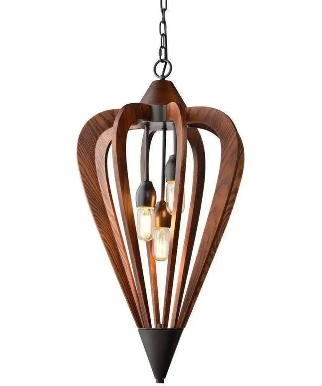 CLA SENORITA - 1/3/6 Light Pendant - Medium / Tuscan Coffee Cherry Wood - PENDANTS
