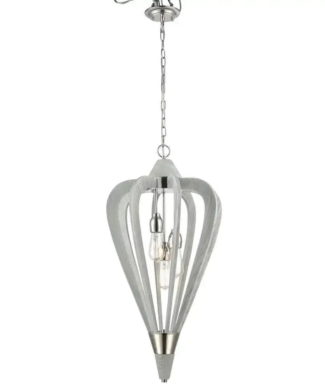 CLA SENORITA - 1/3/6 Light Pendant - Medium / White Wood - PENDANTS
