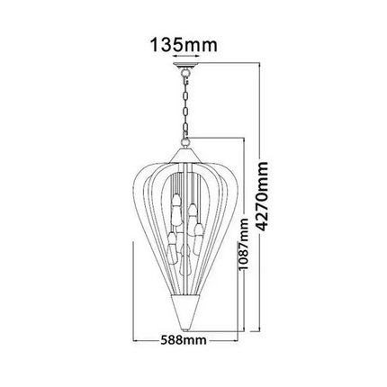 CLA SENORITA - 1/3/6 Light Pendant - PENDANTS