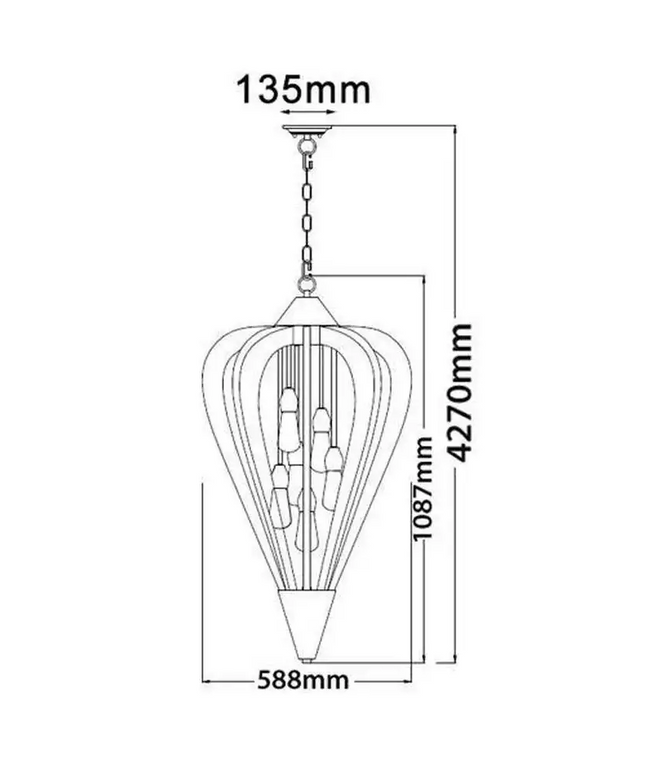 CLA SENORITA - 1/3/6 Light Pendant - PENDANTS