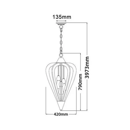 CLA SENORITA - 1/3/6 Light Pendant - PENDANTS