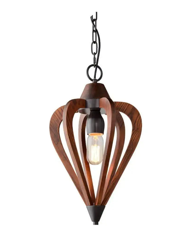 CLA SENORITA - 1/3/6 Light Pendant - Small / Tuscan Coffee Cherry Wood - PENDANTS