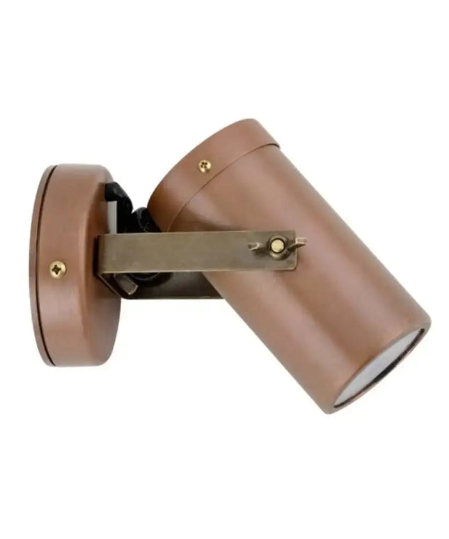 CLA SG1A - GU10 Exterior Adjustable Spot Wall Light IP54 - Copper/Aged Copper-OUTDOOR-CLA Lighting