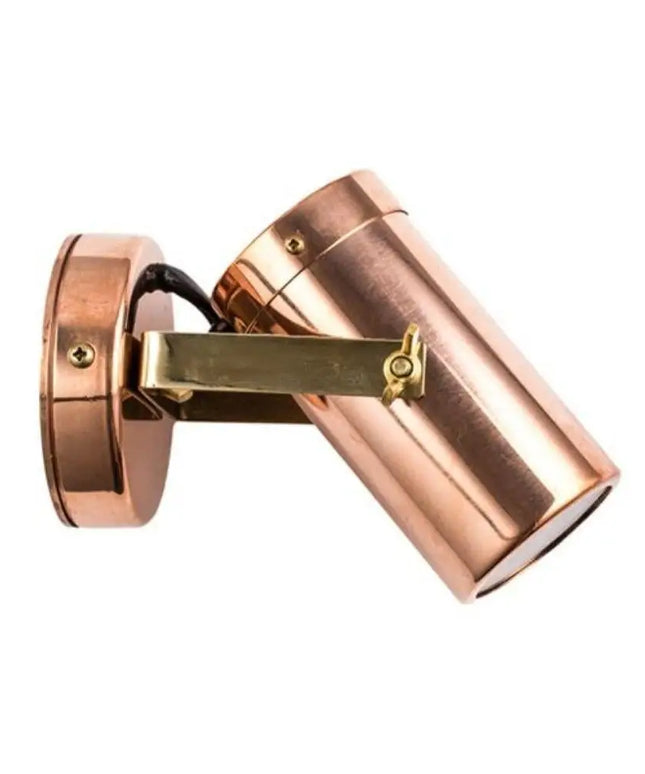 CLA SG1A - GU10 Exterior Adjustable Spot Wall Light IP54 - Copper/Aged Copper-OUTDOOR-CLA Lighting