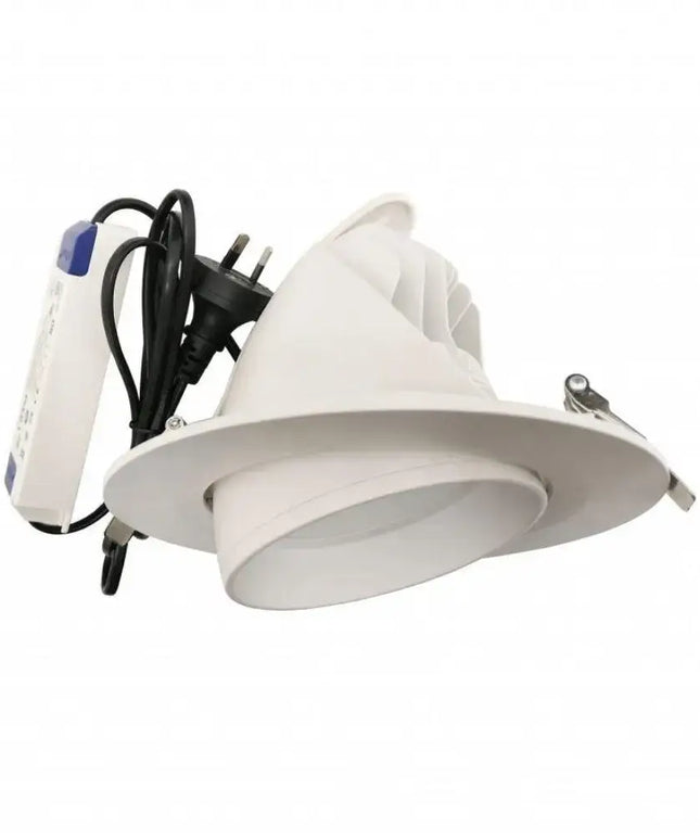 CLA SHOPTRI01 - 28W/38W LED Dual Power & Tri-Colour Recessed Downlight IP20 240V CLA Lighting, DOWNLIGHTS, cla-shoptri01-28w-38w-led-dual-power-tri-colour-recessed-downlight-ip20-240v