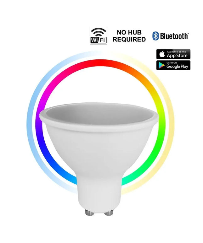 CLA SMART 5W = 35W LED Smart Dimmable RGB+CCT Tuneable GU10 Globe-GLOBES-CLA Lighting
