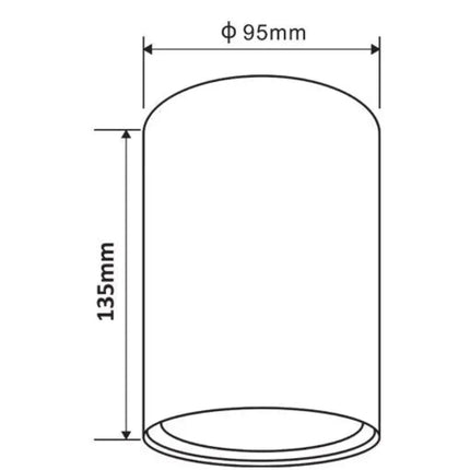 CLA SURFACE-19/21 - GU10 Round Surface Mount Downlight-DOWNLIGHTS-CLA Lighting
