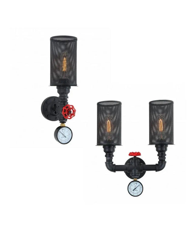 CLA VENETO - Interior Industrial Wall Light-WALL LAMPS-CLA Lighting