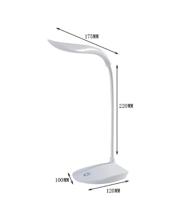 Dormitory Reading LED Lamp Three Gears Touch Dimmer Lamp_11