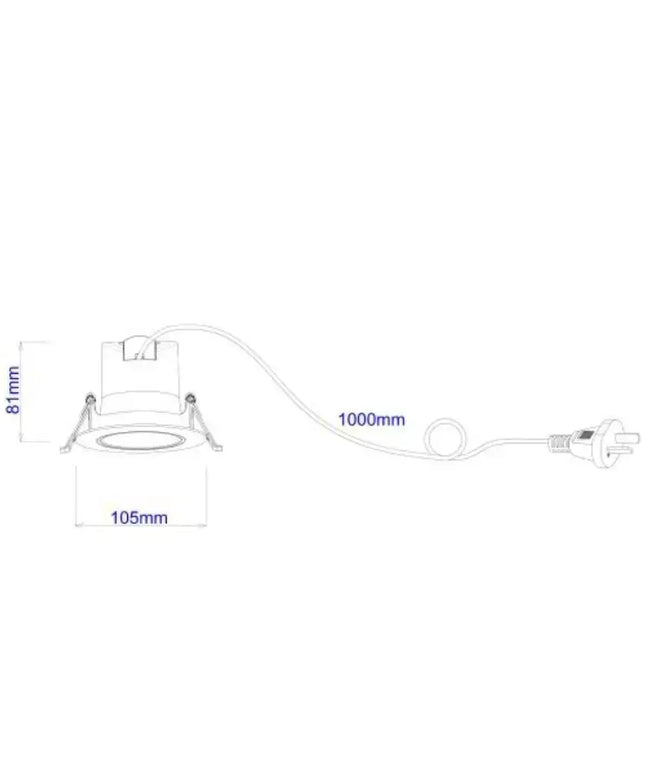 CLA COMET - 9W LED Tri-CCT Gimbal Low Glare Downlight 90mm cut out CLA Lighting, DOWNLIGHTS, cla-comet-9w-led-tri-cct-gimbal-low-glare-downlight-90mm-cut-out