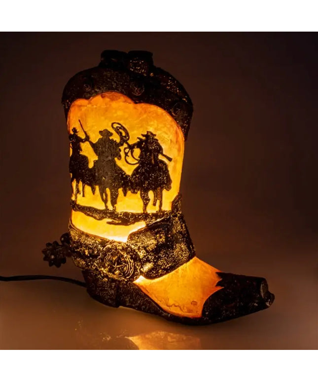 Cowboy Boot Table Lamp-Home & Garden > Lighting-Dropli