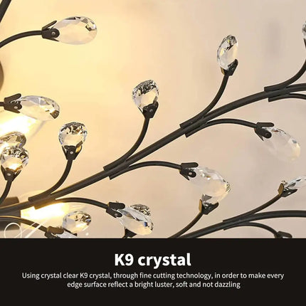 Crystal Ceiling Light Vintage Chandelier 5 Lights - Home & Garden > Lighting