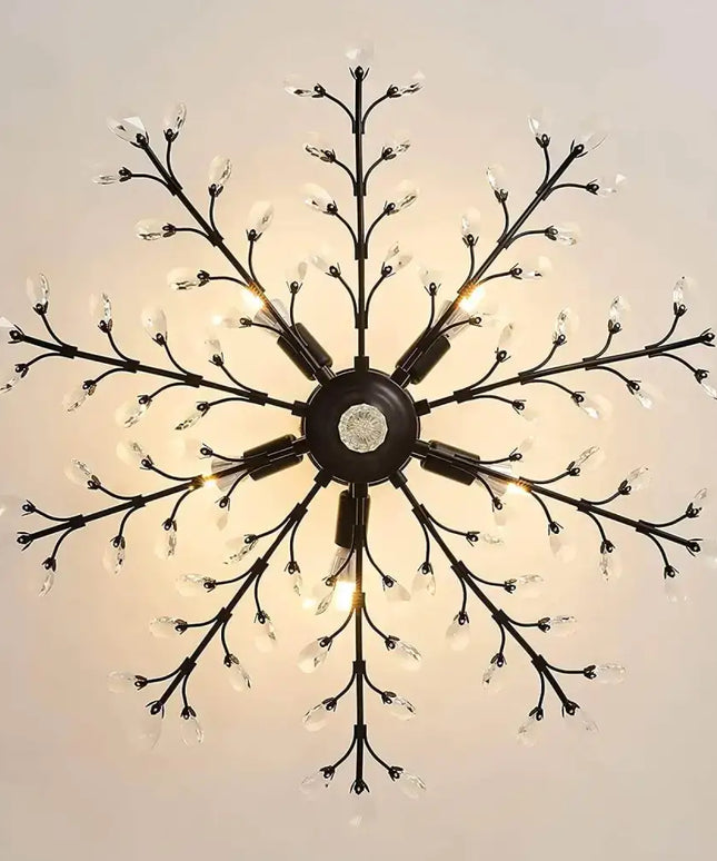 Crystal Ceiling Light Vintage Chandelier 5 Lights - Home & Garden > Lighting