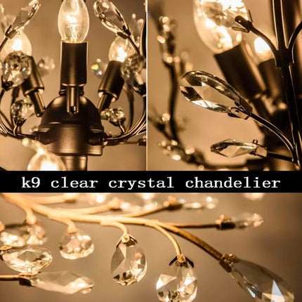 Crystal Chandeliers Lighting 3 Light Vintage - Home & Garden > Lighting