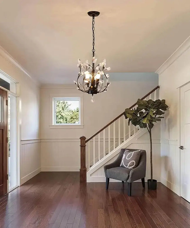 Crystal Chandeliers Lighting 3 Light Vintage - Home & Garden > Lighting