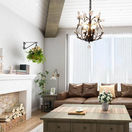 Crystal Chandeliers Lighting 3 Light Vintage - Home & Garden > Lighting