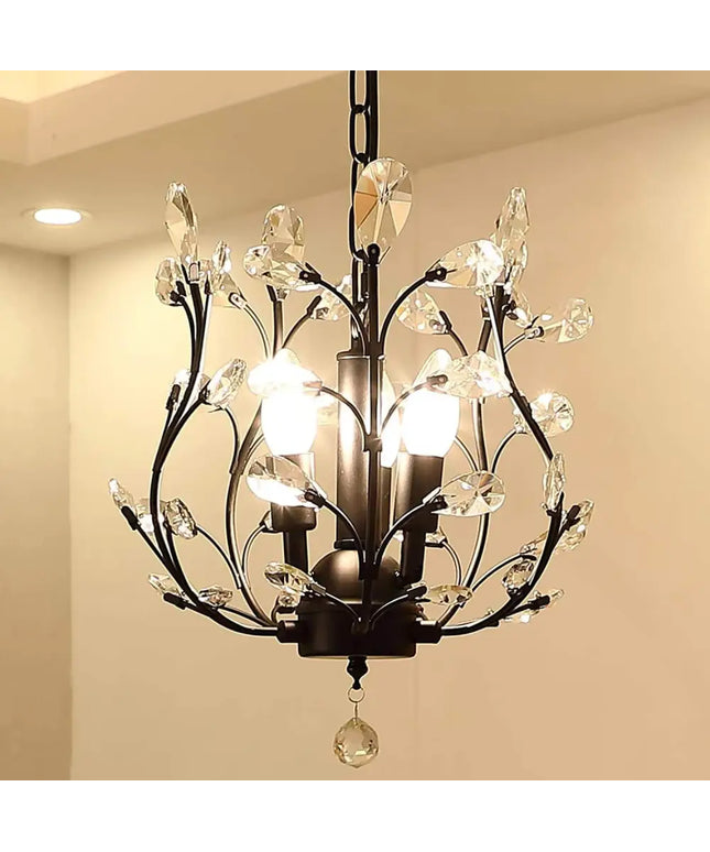 Crystal Chandeliers Lighting 3 Light Vintage - Home & Garden > Lighting