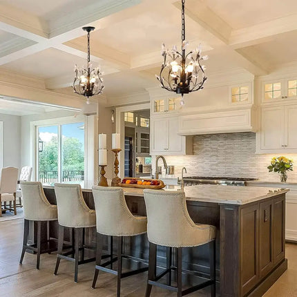 Crystal Chandeliers Lighting 3 Light Vintage - Home & Garden > Lighting