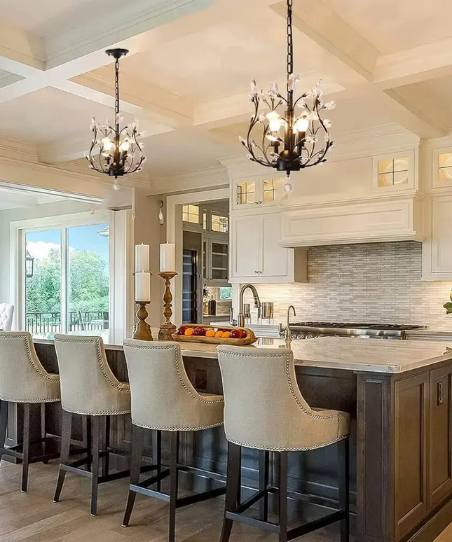 Crystal Chandeliers Lighting 3 Light Vintage - Home & Garden > Lighting