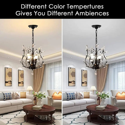 Crystal Chandeliers Lighting 3 Light Vintage - Home & Garden > Lighting