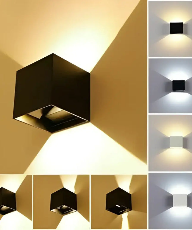 CUBE Up/Down LED Adjustable Light Surface Mount Wall Light-Exterior Wall Light-COPY
