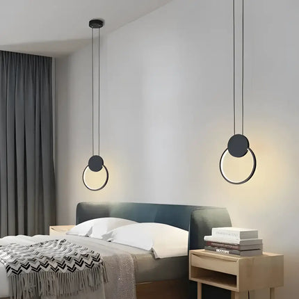Dalgatti Matte Black 12W LED Pendant Light-Pendant Light-COPY
