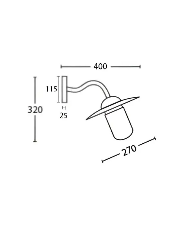 Deksel Aged Copper Exterior Wall Light IP54 - DEKSEL01-Exterior Wall Lights-CLA Lighting