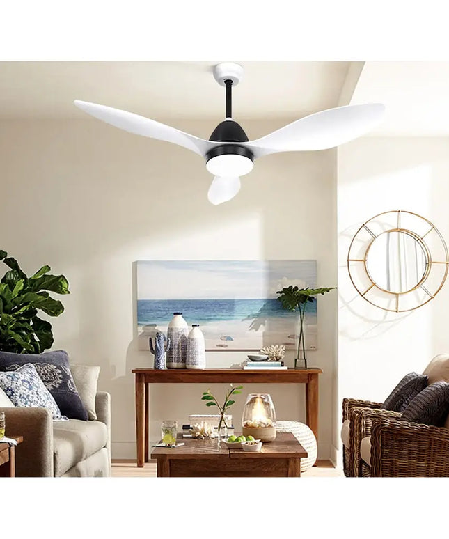Modern Devanti ceiling fan with 3 ABS blades and energy-efficient DC motor