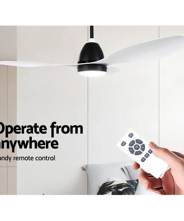 Quiet and powerful Devanti 48-inch ceiling fan for bedrooms and living spaces