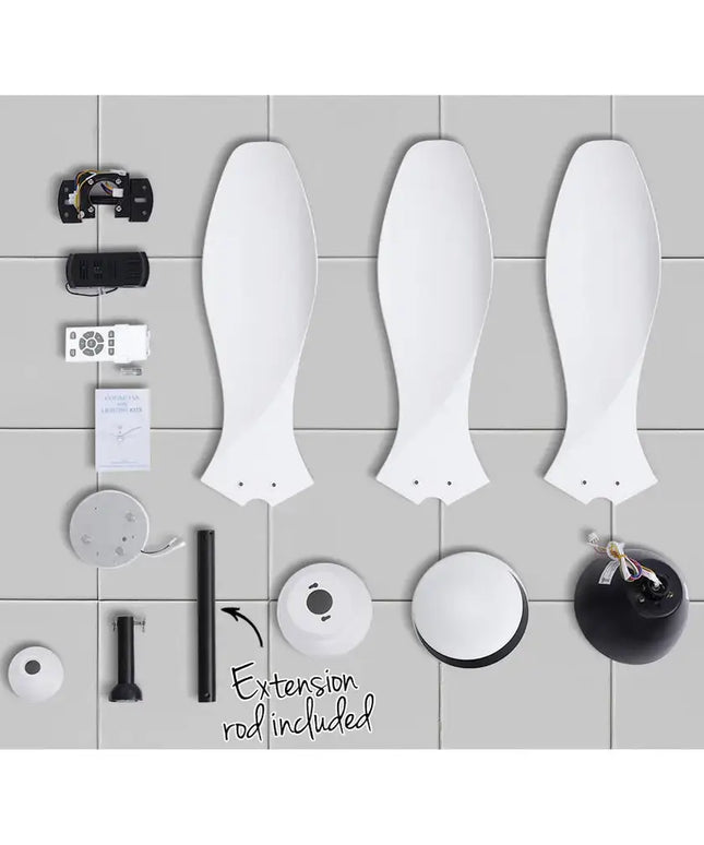 Reversible DC motor function for summer and winter comfort on Devanti ceiling fan