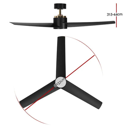 Ceiling fan with reverse cycle function for both summer cooling and winter warmth