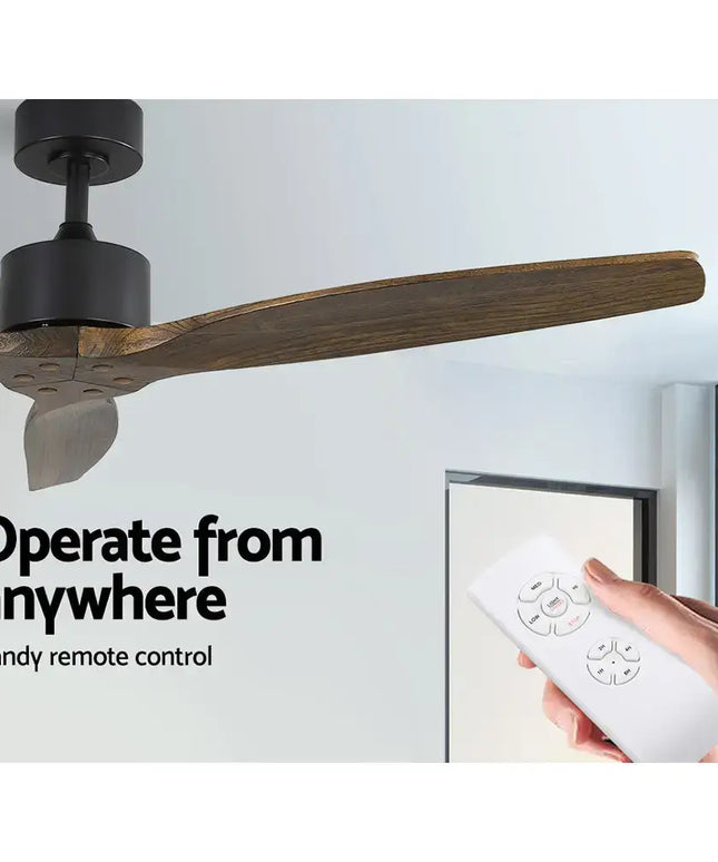 Devanti ceiling fan with three-speed settings and quiet AC motor