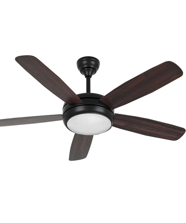 Devanti 52’’ Ceiling Fan AC Motor 5 Blades w/Light - Dark Wood - Appliances > Fans > Ceiling Fans