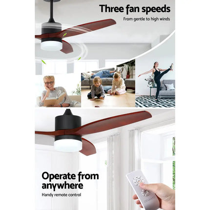 Quiet and powerful ceiling fan suitable for indoor and undercover outdoor use