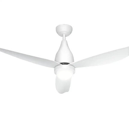 Devanti 52” White Ceiling Fan with LED Light and Remote Control