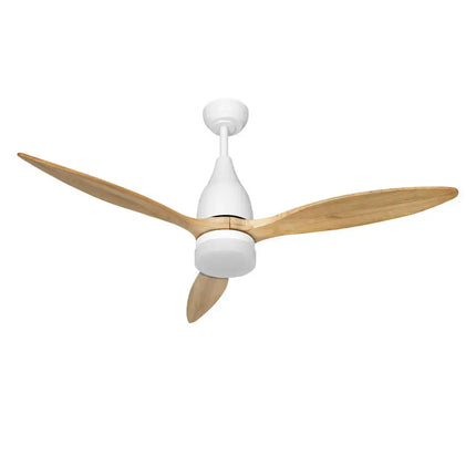 Devanti 52” Light Wood Ceiling Fan with LED Light and Remote Control