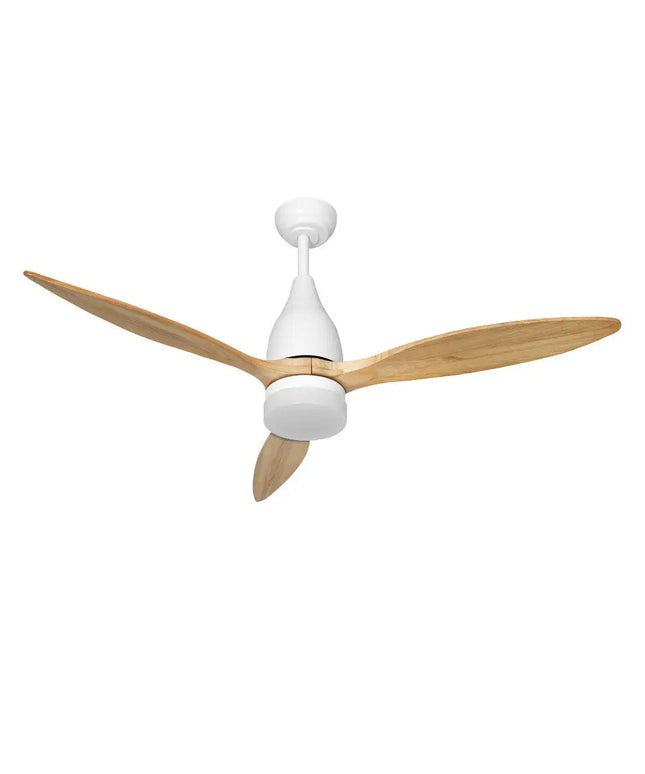 Devanti 52” Light Wood Ceiling Fan with LED Light and Remote Control
