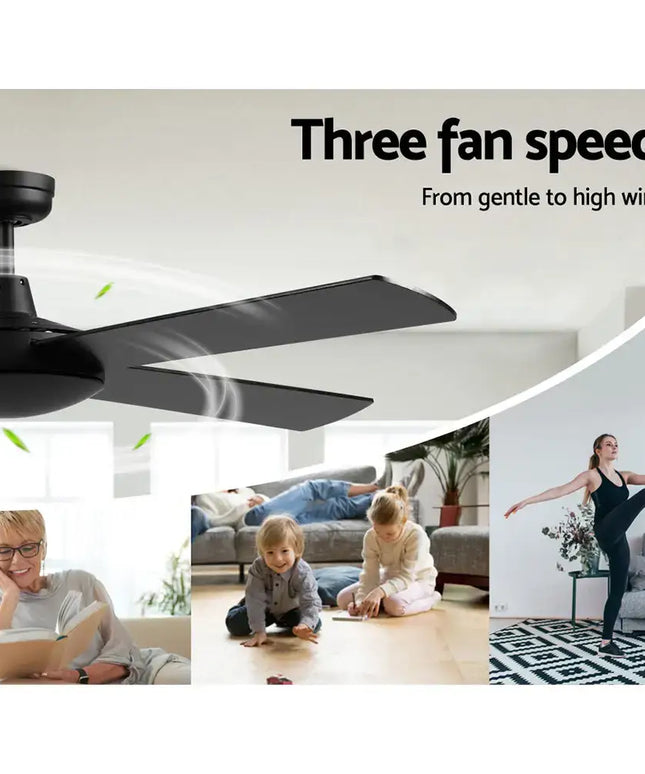 Devanti 52-inch ceiling fan with three-speed settings and reverse airflow mode