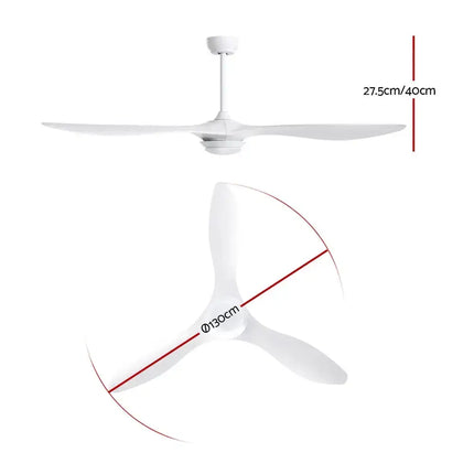 52-inch ceiling fan with an 8-hour timer and energy-efficient 40W motor