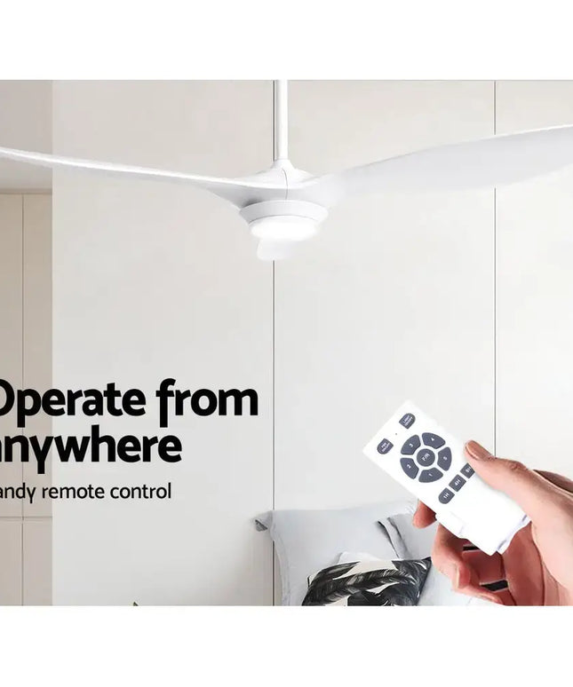 Elegant ceiling fan suitable for indoor and undercover outdoor spaces