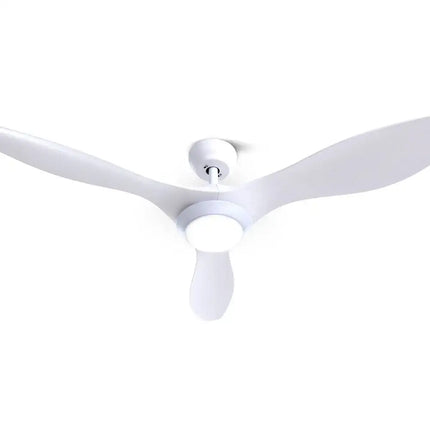 Devanti 52” White DC Ceiling Fan with LED Light and Remote Control